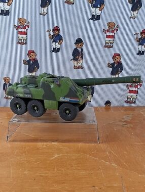 Vintage 1994 Hasbro GI.JOE Slugger Tank Green Camo Vehicle Toy Imcoplete